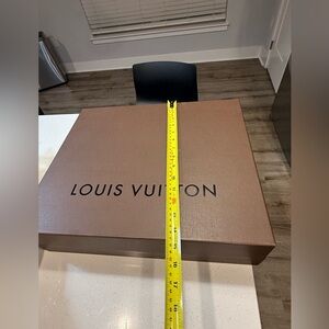 XL Extra Large Louis Vuitton Square Brown Box